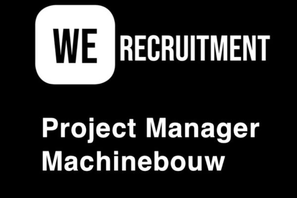 Project Manager Machinebouw
